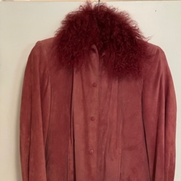 MAX & Co Blush Pink Suede Jacket - Never Worn - Picture 1 of 10